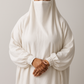 Pure Ivory One-Piece Jilbab