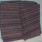 Periwinkle Abaya & Plum Stripe Scarf Set